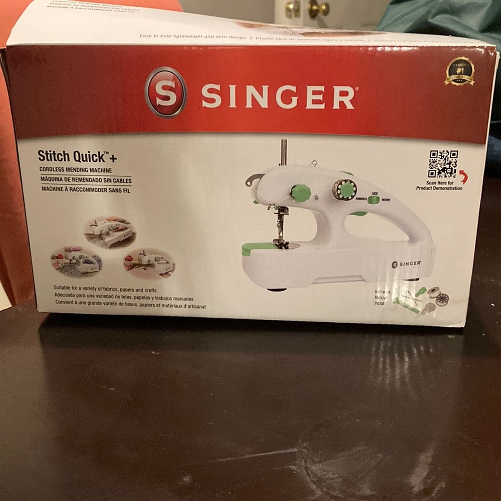 Singer stitch quick cordless mending machine